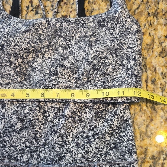 Athleta Exhale Moonflower Jacquard Set Black White Sports Bra & Leggings S/XS - Picture 16 of 16